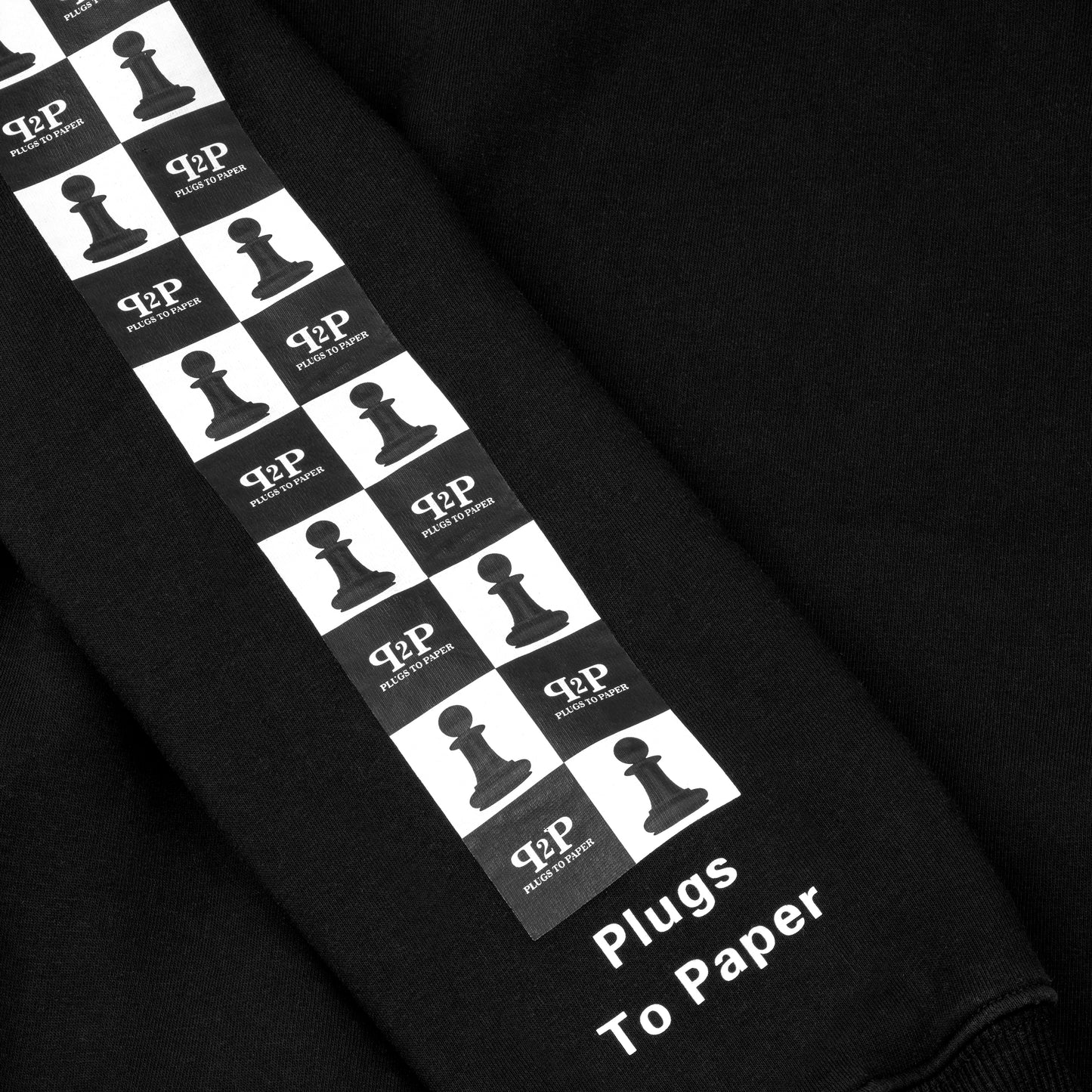 PLUGS TO PAPER Hoodie - Black