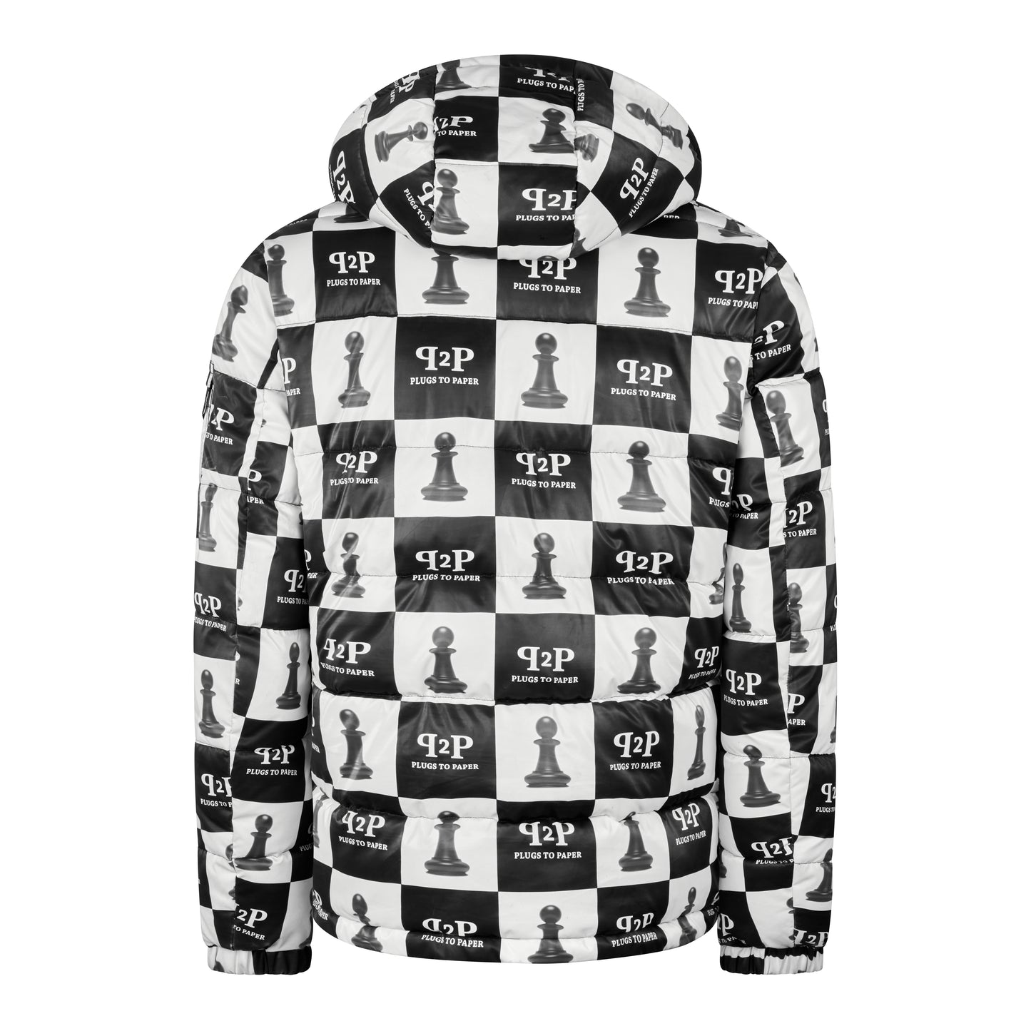 PLUGS TO PAPER Chessboard Down Jacket