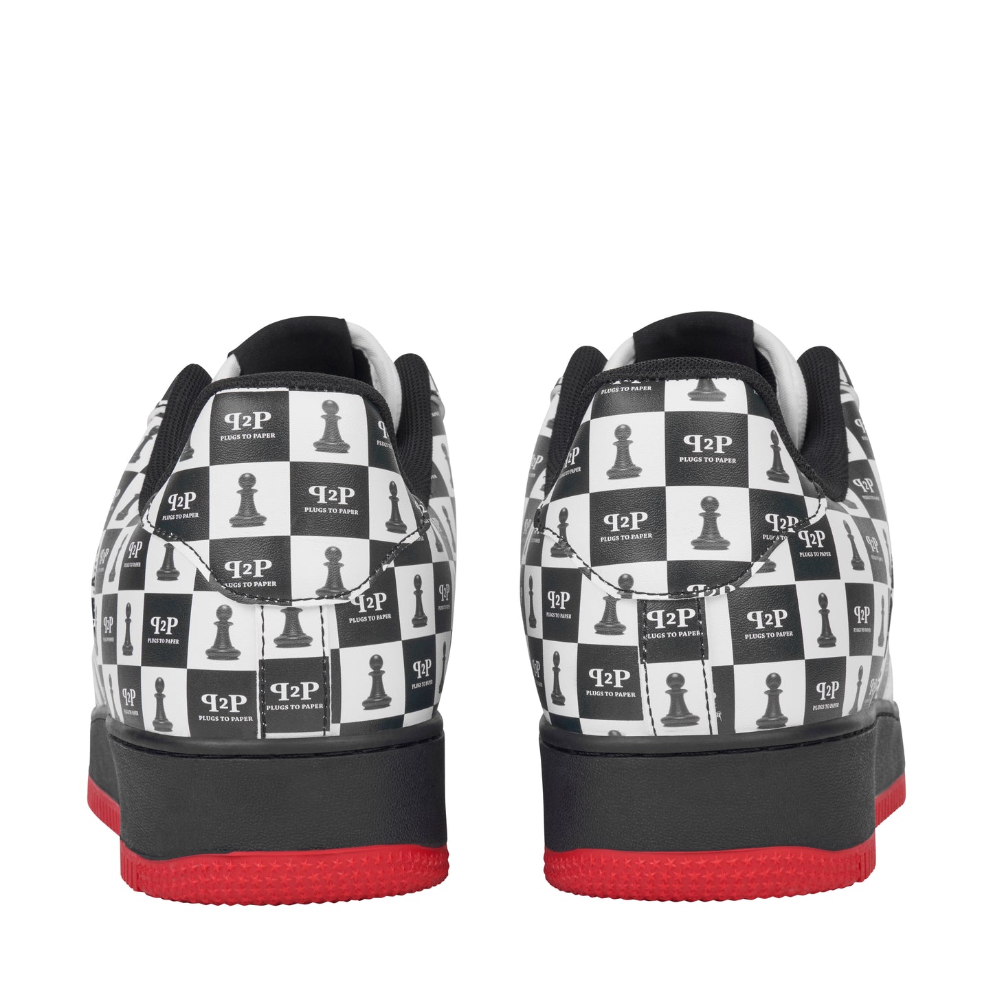 PLUGS TO PAPER Chessboard Trainers - Red