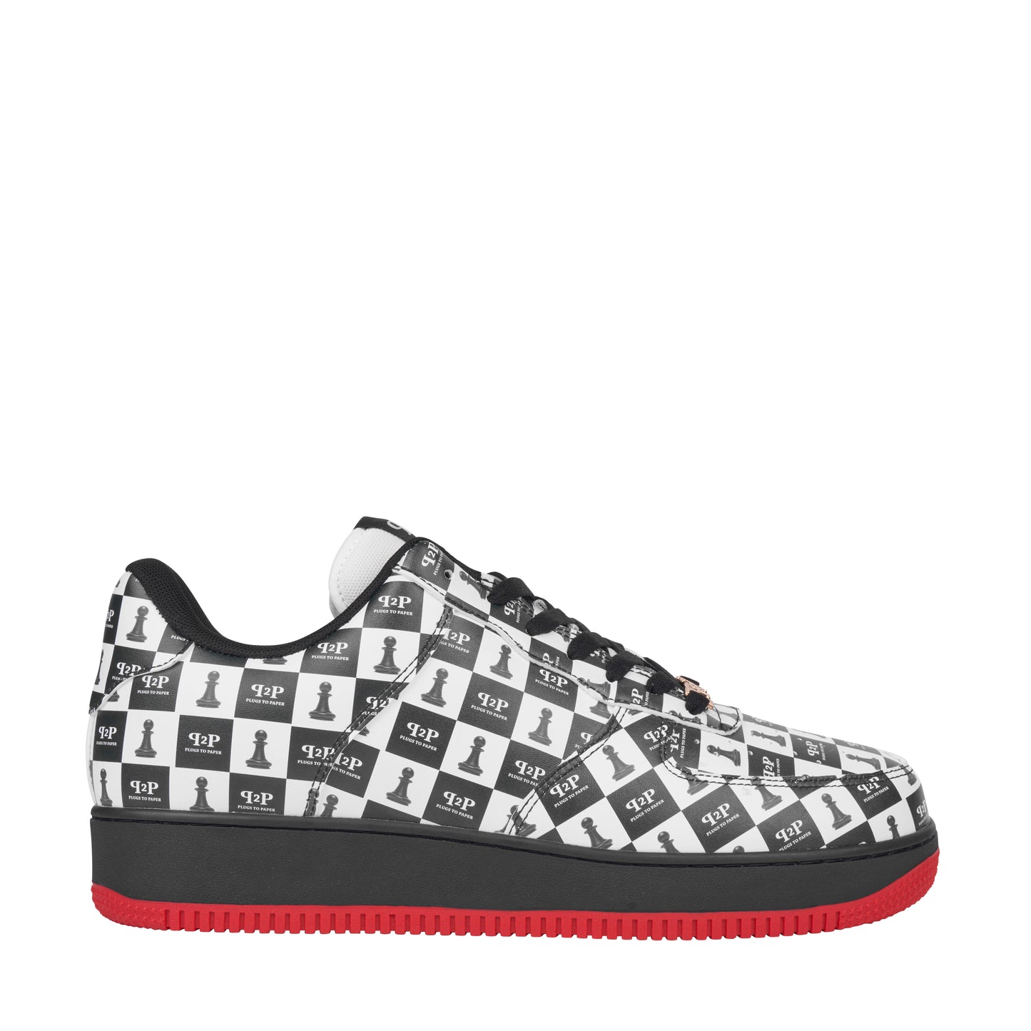 PLUGS TO PAPER Chessboard Trainers - Red