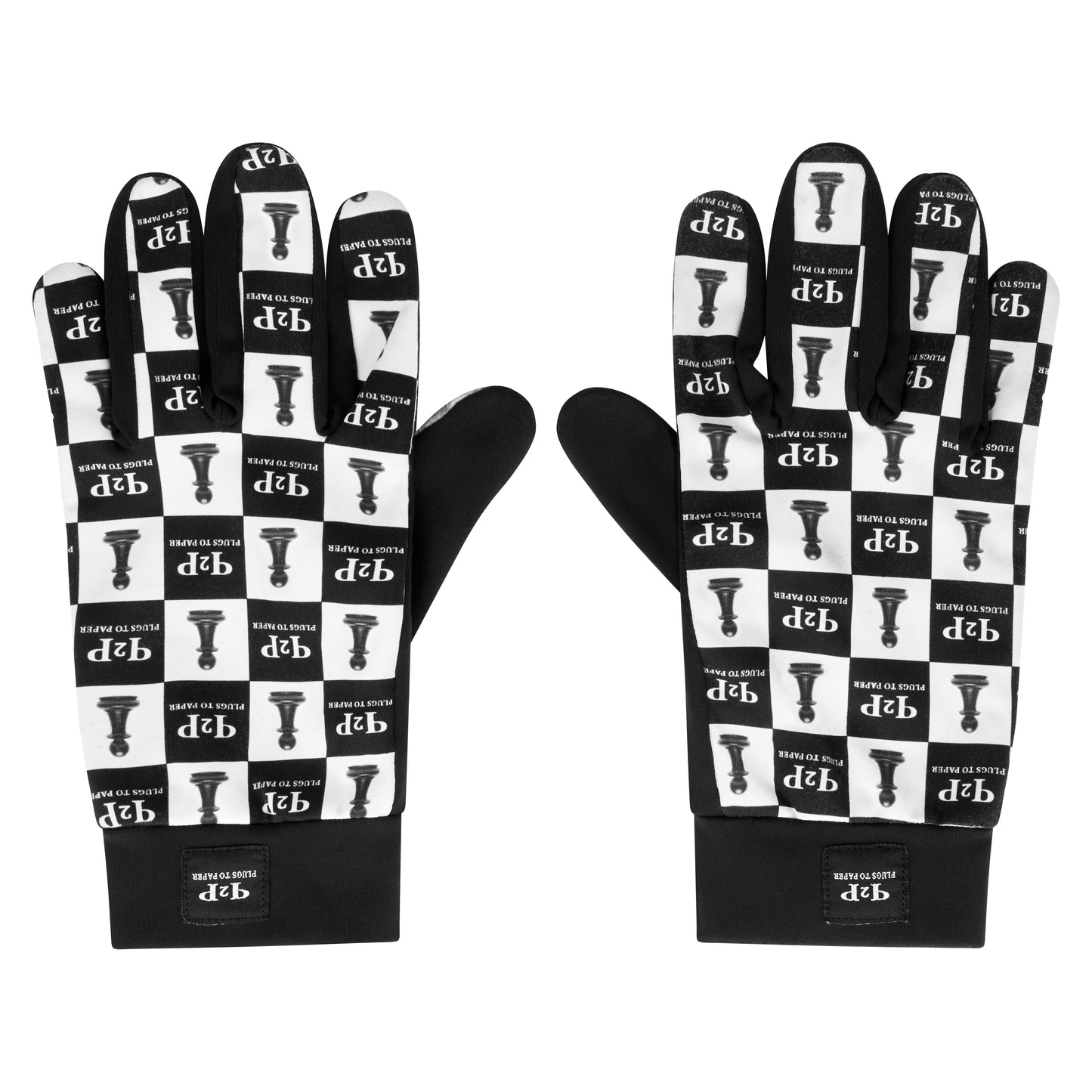 PLUGS TO PAPER - Chessboard Gloves