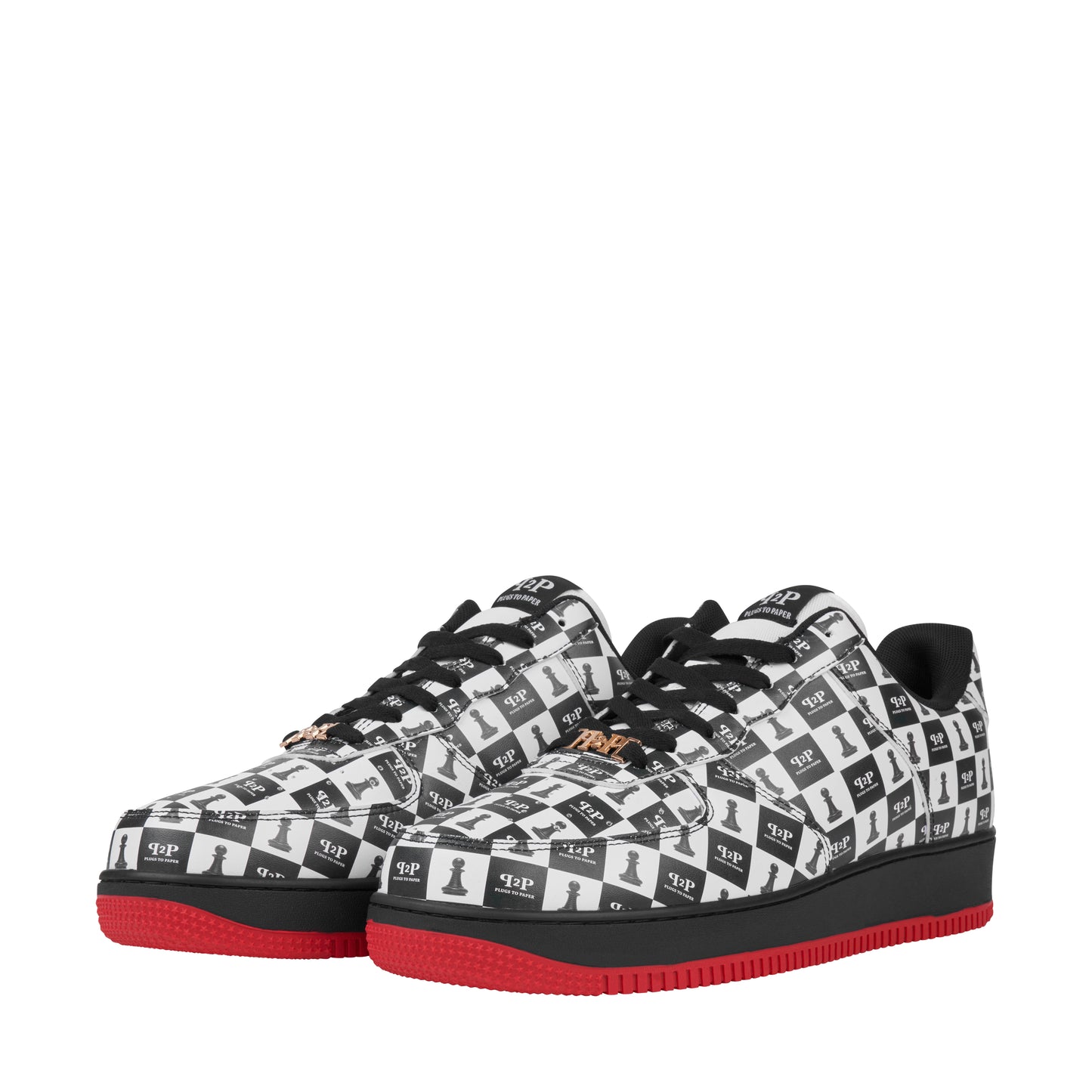 PLUGS TO PAPER Chessboard Trainers - Red