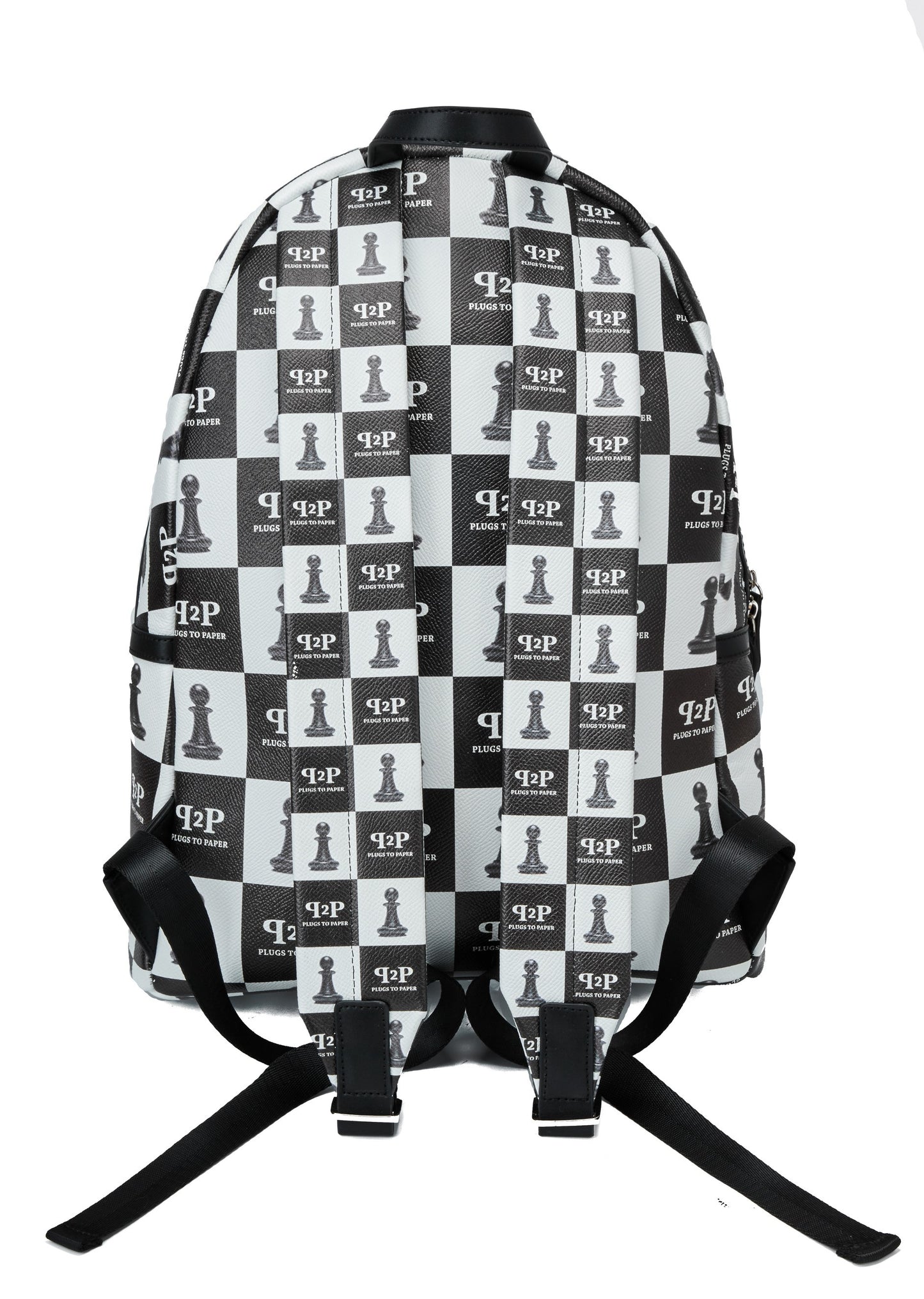 PLUGS TO PAPER Chessboard Backpack
