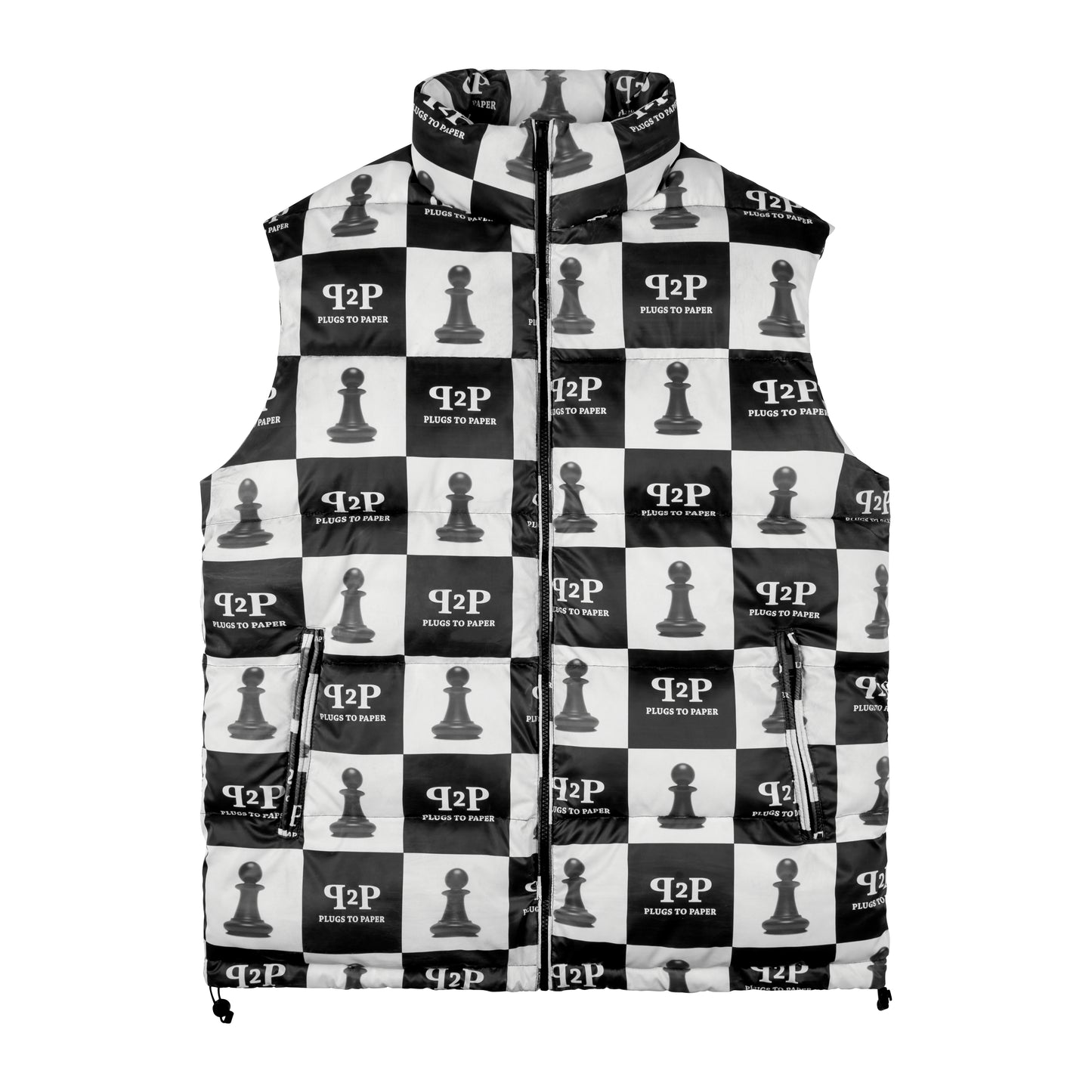 PLUGS TO PAPER Chessboard Down Gilet