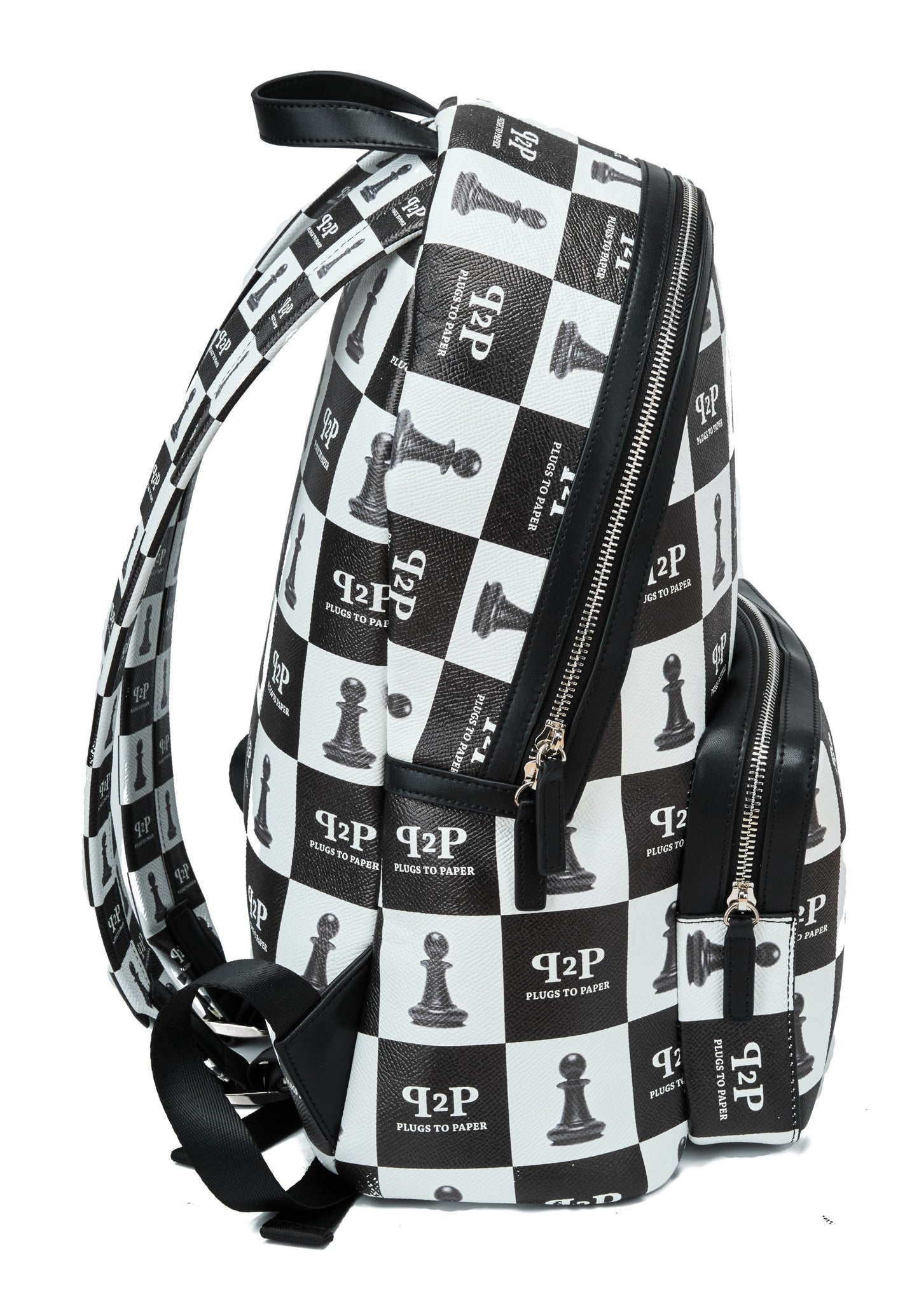 PLUGS TO PAPER Chessboard Backpack