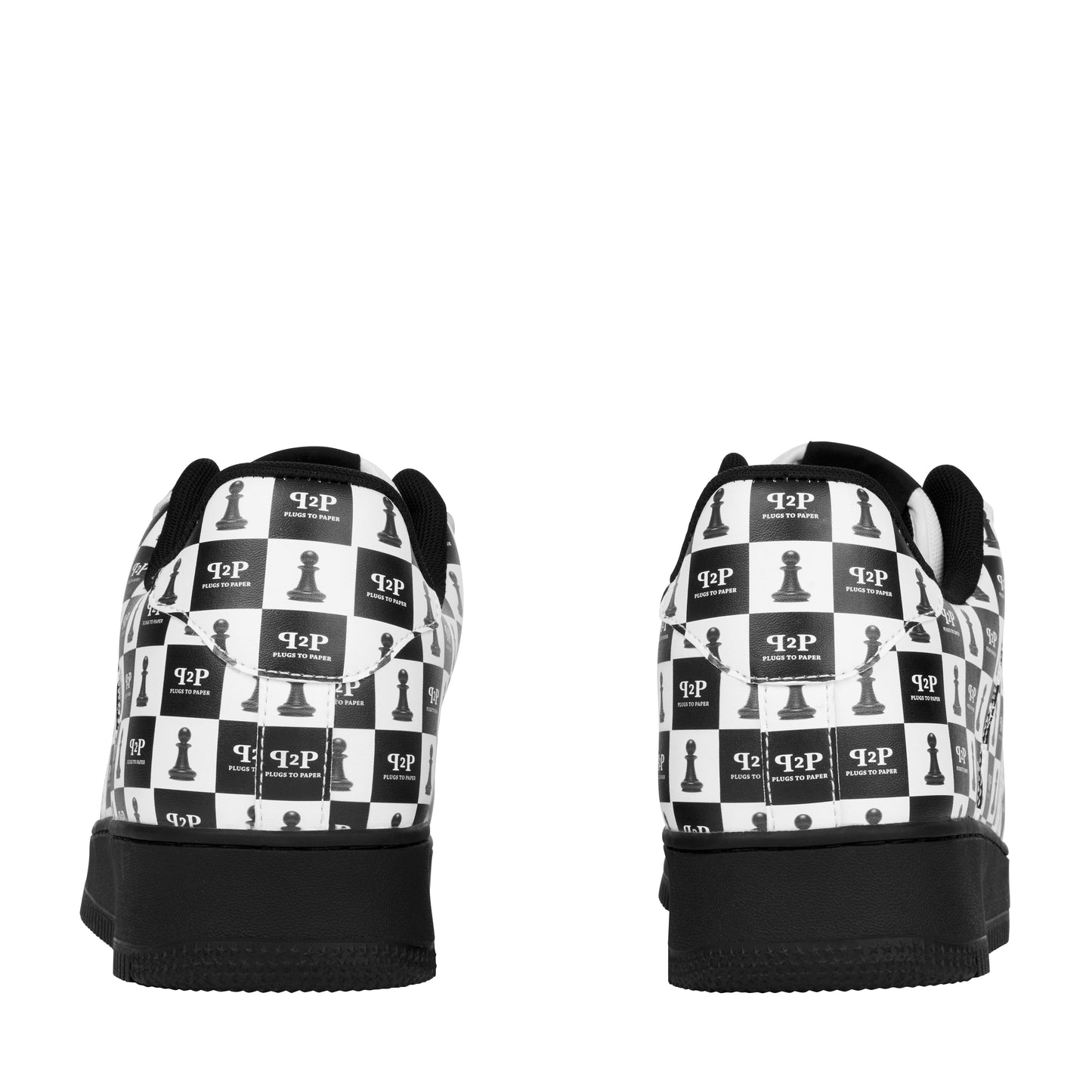 PLUGS TO PAPER Chessboard Trainers - Black