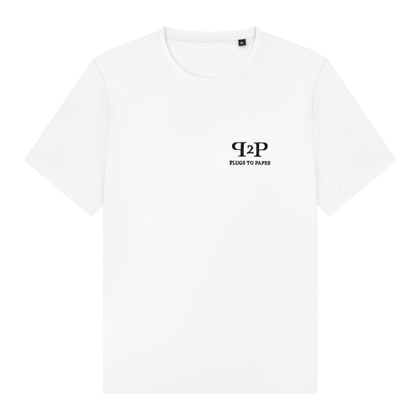 PLUGS TO PAPER TEE - White