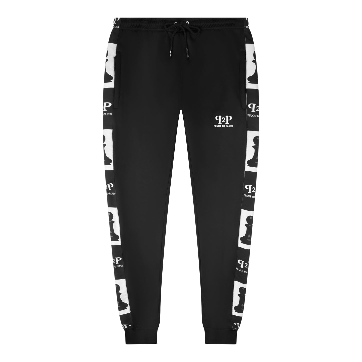 PLUGS TO PAPER Tracksuit - Black