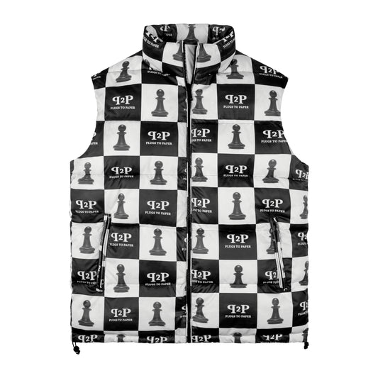 PLUGS TO PAPER Chessboard Down Gilet